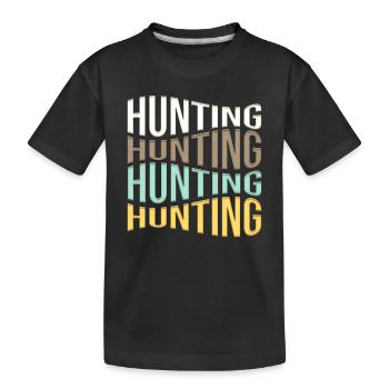 Chasser - T-shirt bio Premium Enfant - noir - Devant