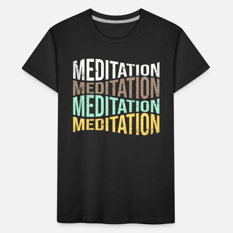 meditation Kids' Premium Organic T-Shirt