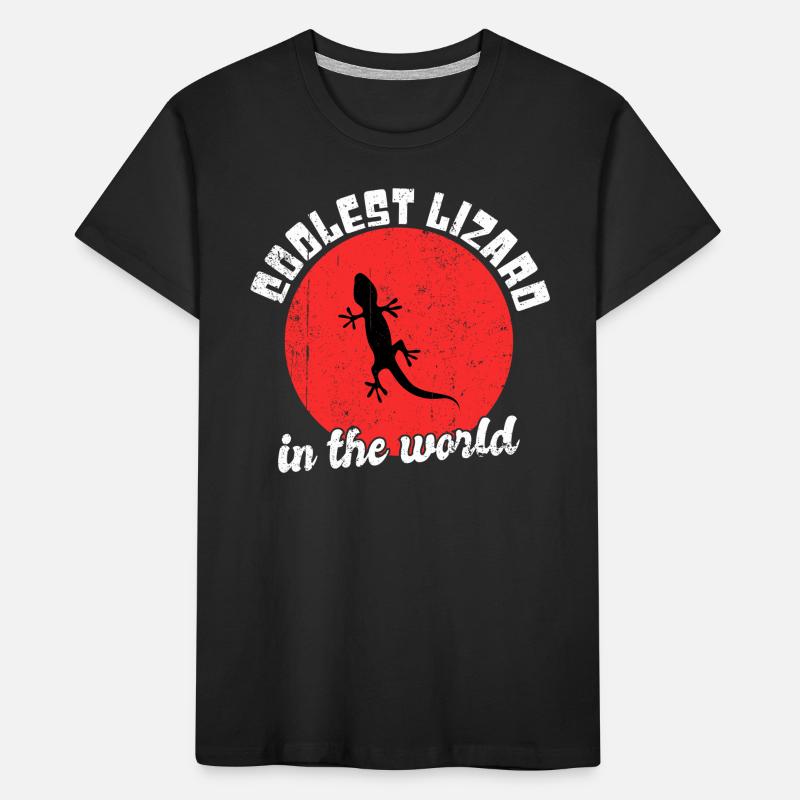Cool lizard saying Kids' Premium Organic T-Shirt