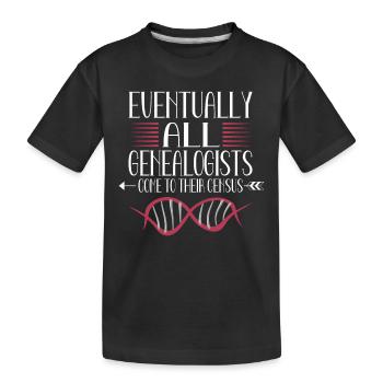 Arbre généalogique Historiens de la famille Généalogie Généalogiste - T-shirt bio Premium Enfant - noir - Devant