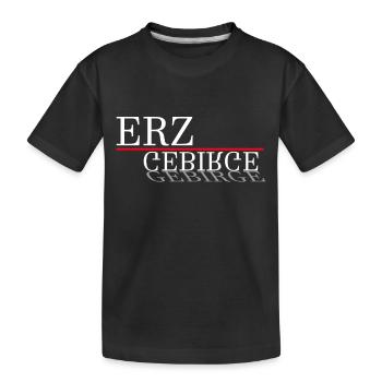 Erzgebirge Heimat - Kinder Premium Bio T-Shirt - Schwarz - Vorne