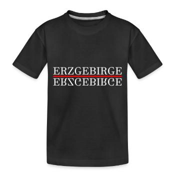 Erzgebirge Heimat - Kinder Premium Bio T-Shirt - Schwarz - Vorne