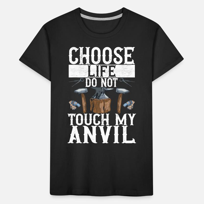 Enclume de forge forgeuse T-shirt bio Premium Enfant