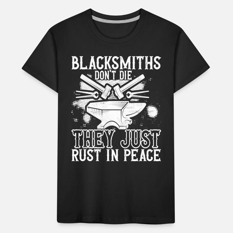 Enclume de forge forgeuse T-shirt bio Premium Enfant