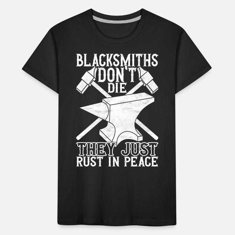 Enclume de forge forgeuse T-shirt bio Premium Enfant