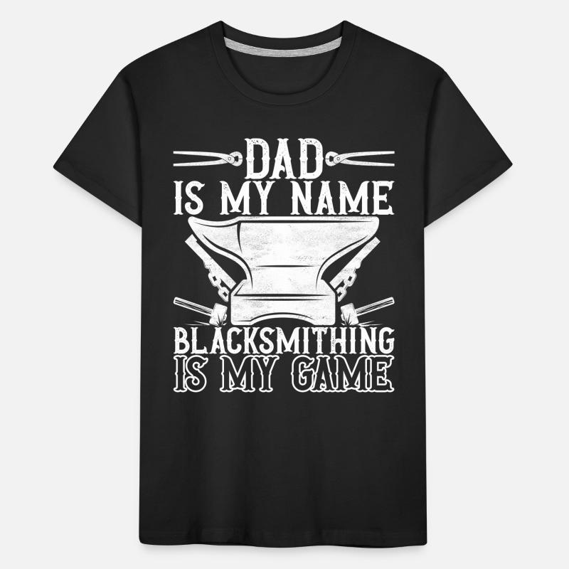 Enclume de forge forgeuse T-shirt bio Premium Enfant