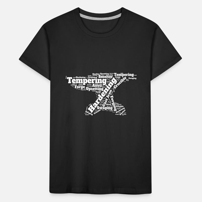 Enclume de forge forgeuse T-shirt bio Premium Enfant