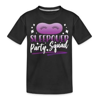 Soirée pyjama Troupe Passez la nuit - T-shirt bio Premium Enfant - noir - Devant