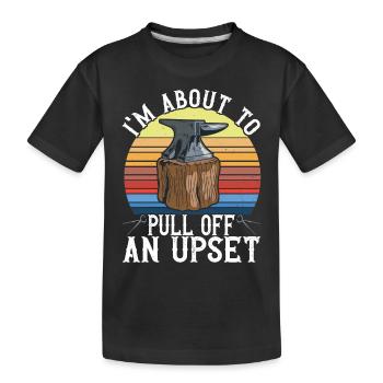 Enclume de forge forgeuse - T-shirt bio Premium Enfant - noir - Devant