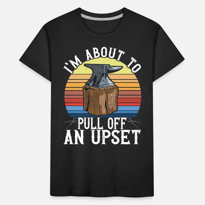 Enclume de forge forgeuse T-shirt bio Premium Enfant