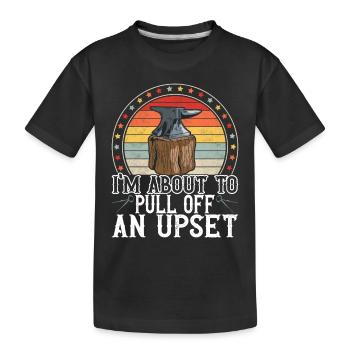 Enclume de forge forgeuse - T-shirt bio Premium Enfant - noir - Devant