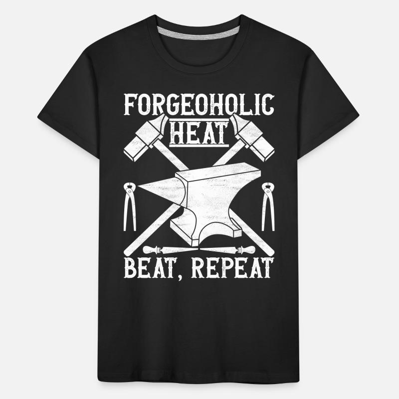 Enclume de forge forgeuse T-shirt bio Premium Enfant