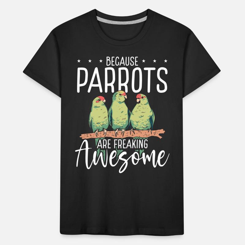 Les perroquets sont géniaux T-shirt bio Premium Enfant