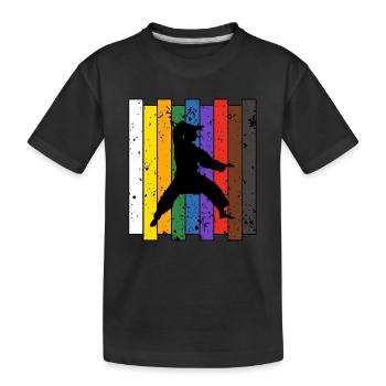 Karaté - T-shirt bio Premium Enfant - noir - Devant