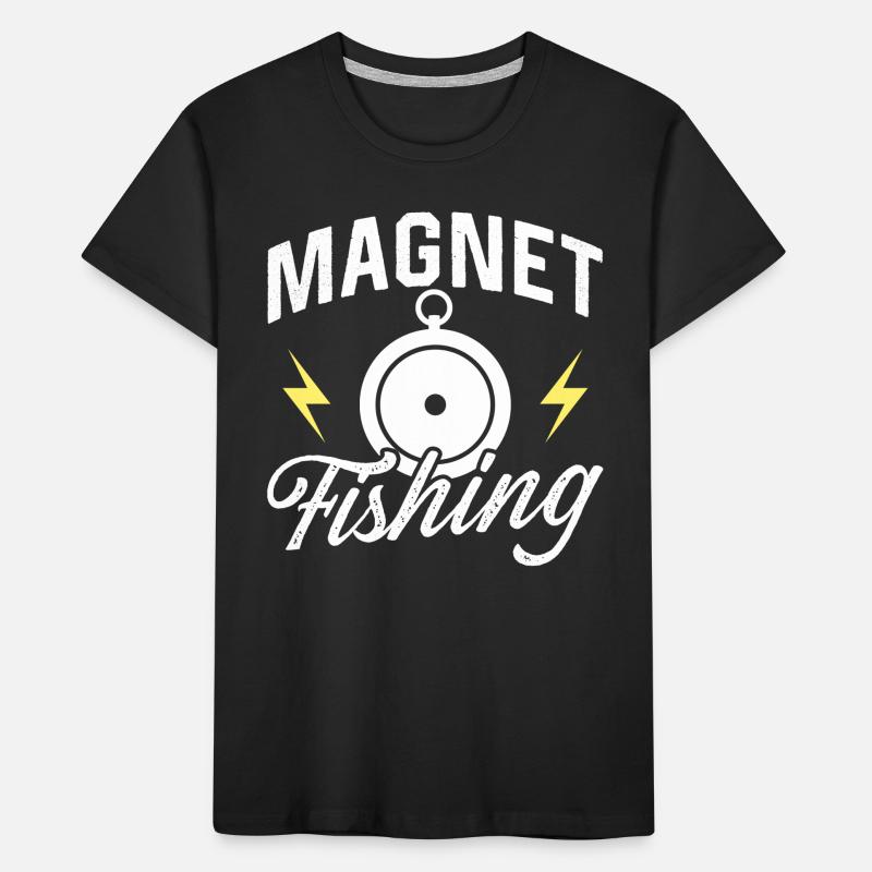 Aimant de pêche Aimant T-shirt bio Premium Enfant