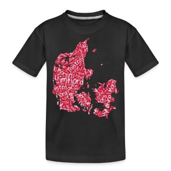 Limfjord - Kids' Premium Organic T-Shirt - black - Front