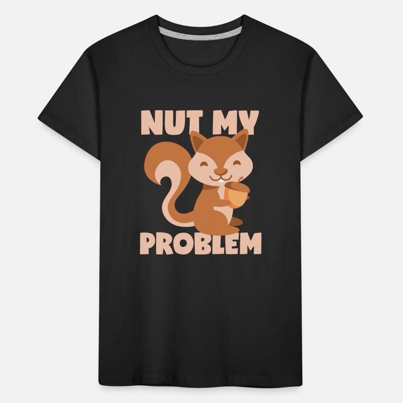 Eichhörnchen: Nicht mein Problem! Kinder Premium Bio T-Shirt