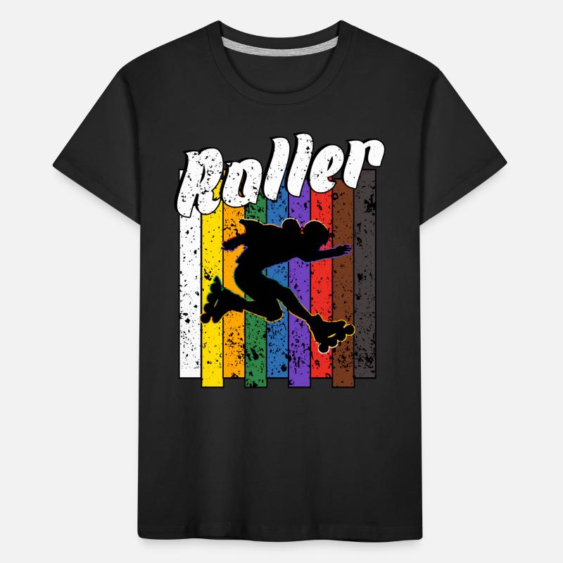 Rollerblades rollers T-shirt bio Premium Enfant