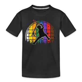 Freestyle scooter - Kids' Premium Organic T-Shirt - black - Front