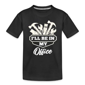 Zimmermann - Kinder Premium Bio T-Shirt - Schwarz - Vorne