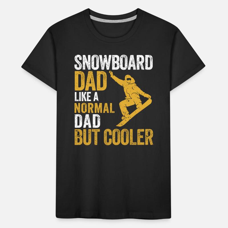 Snowboard Dad Funny Snowboarding Daddy Snowboarde Kids' Premium Organic T-Shirt