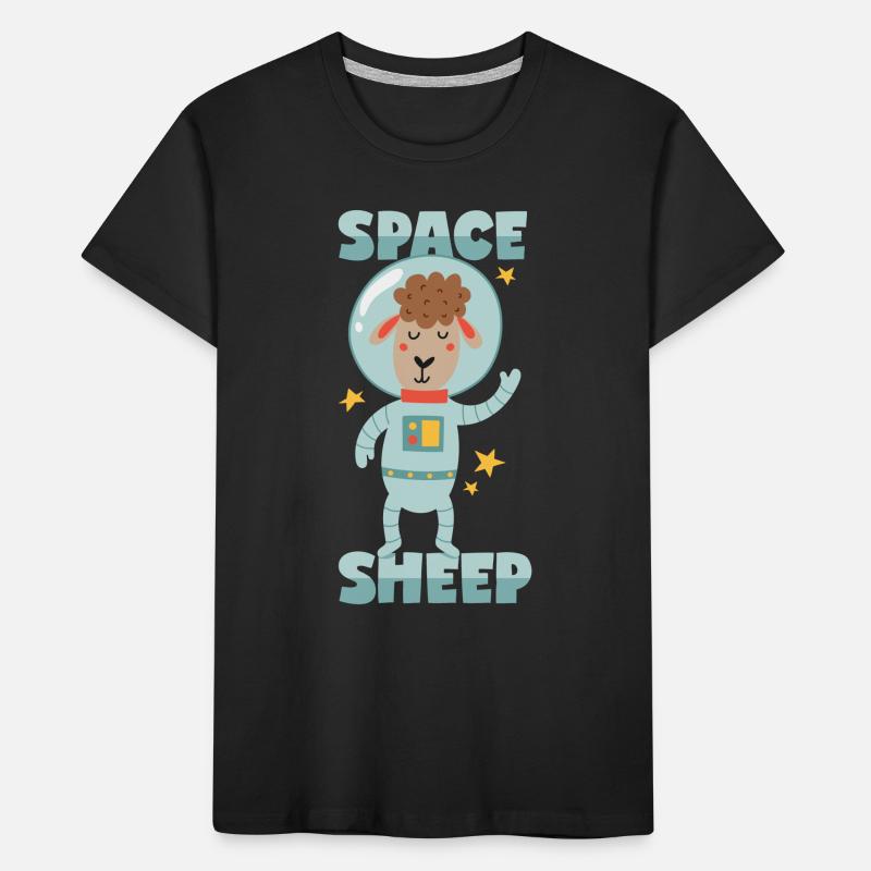 Space sheep Kids' Premium Organic T-Shirt