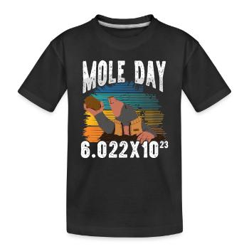 Day of the Mole - Kids' Premium Organic T-Shirt - black - Front