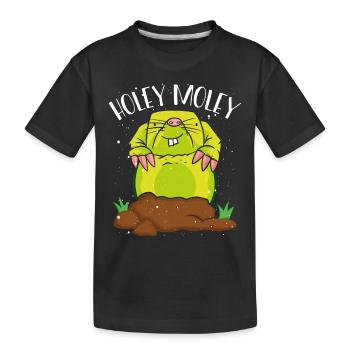 Taupe Holey - T-shirt bio Premium Enfant - noir - Devant