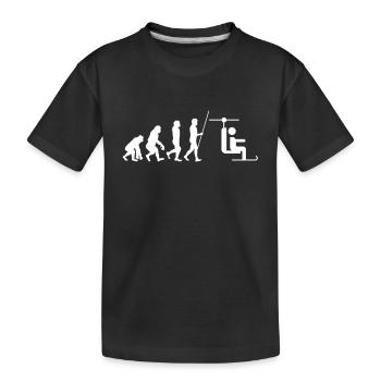 Soulevez-vous même Bro Ski - T-shirt bio Premium Enfant - noir - Devant