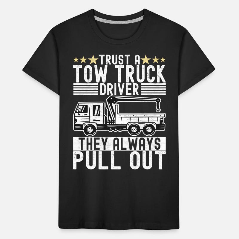Abschleppwagen Abschleppdienst Kinder Premium Bio T-Shirt
