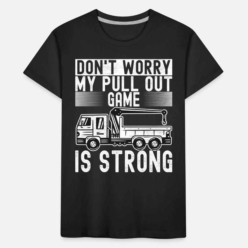 Abschleppwagen Abschleppdienst Kinder Premium Bio T-Shirt