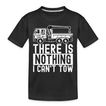 Service de remorquage de dépanneuse - T-shirt bio Premium Enfant - noir - Devant