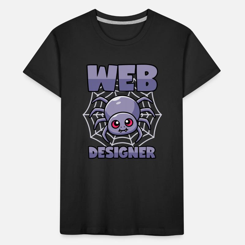 Spinne: Web Designer Kinder Premium Bio T-Shirt