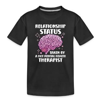 Sensibilisation à la santé mentale Dépression Prévention du suicide - T-shirt bio Premium Enfant - noir - Devant