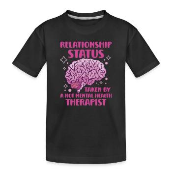 Sensibilisation à la santé mentale Dépression Prévention du suicide - T-shirt bio Premium Enfant - noir - Devant