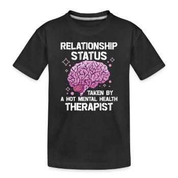 Sensibilisation à la santé mentale Dépression Prévention du suicide - T-shirt bio Premium Enfant - noir - Devant