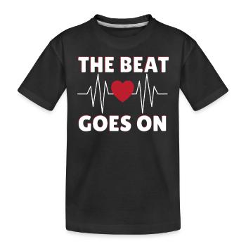 Chirurgien cardiaque Chirurgien cardiaque Chirurgie cardiaque Défibrillato - T-shirt bio Premium Enfant - noir - Devant