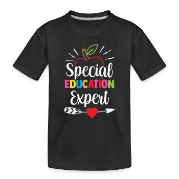 Expert en éducation spécialisée Enseignant(e) en éducation spécialisée - T-shirt bio Premium Enfant - noir - Devant