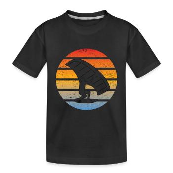 Windsurfer Windsurfing Surf Kitesurfer Cadeau - T-shirt bio Premium Enfant - noir - Devant