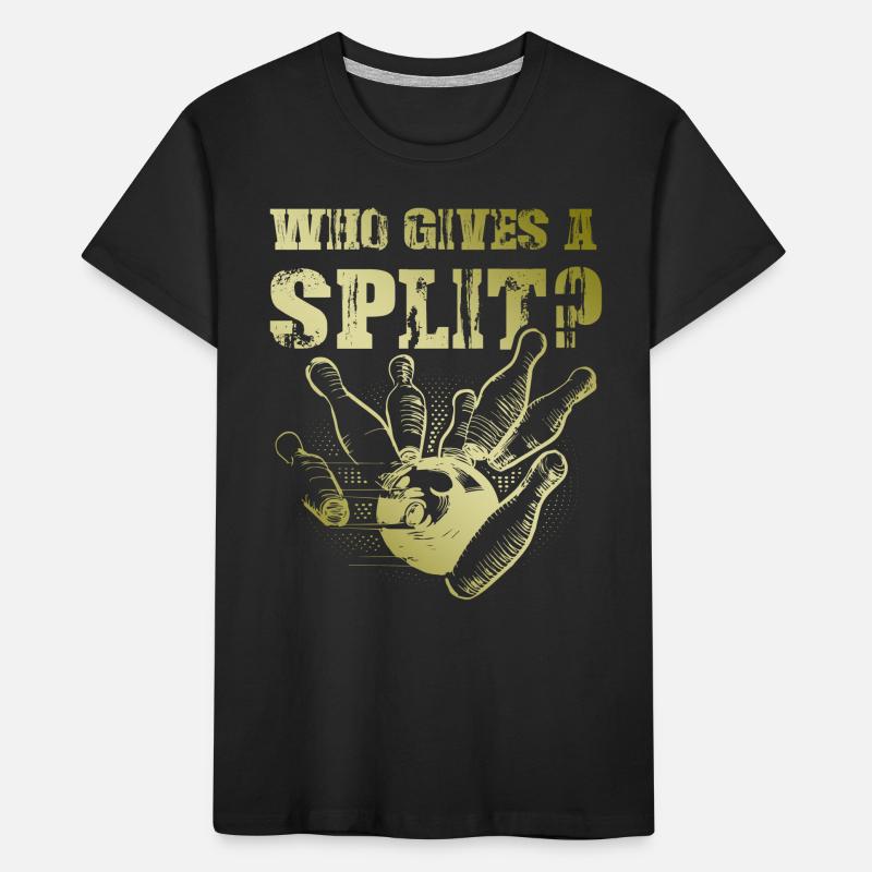 Bowling Split Kids' Premium Organic T-Shirt
