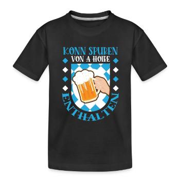 Konn traces de A Hoibe incluses - T-shirt bio Premium Enfant - noir - Devant