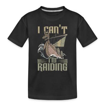 Mythologie nordique des Vikings - T-shirt bio Premium Enfant - noir - Devant