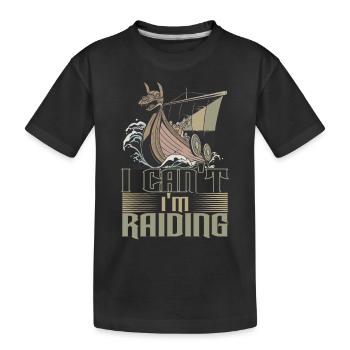 Mythologie nordique des Vikings - T-shirt bio Premium Enfant - noir - Devant