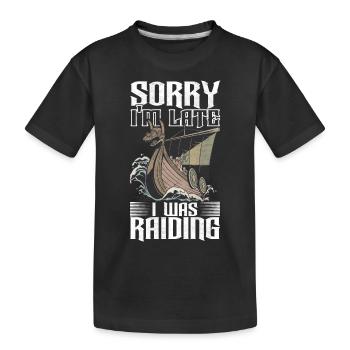 Mythologie nordique des Vikings - T-shirt bio Premium Enfant - noir - Devant