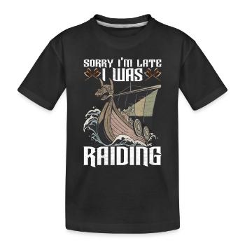Wikinger Nordische Mythologie - Kinder Premium Bio T-Shirt - Schwarz - Vorne