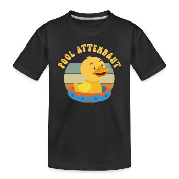 Canards en caoutchouc Canard Duck Lovers Salle de bain - T-shirt bio Premium Enfant - noir - Devant