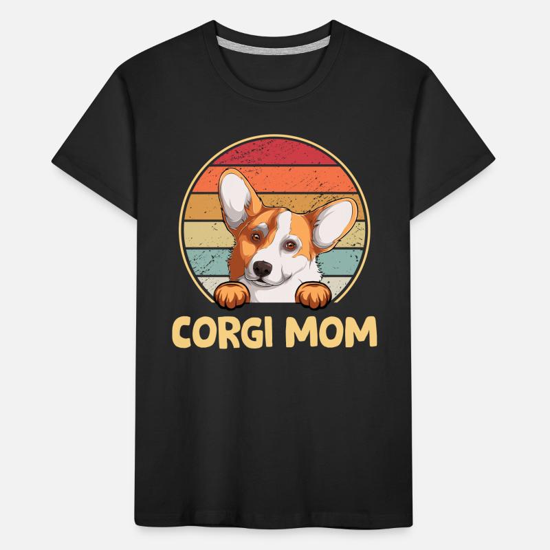 Corgi Geschenk Hunde Kinder Premium Bio T-Shirt