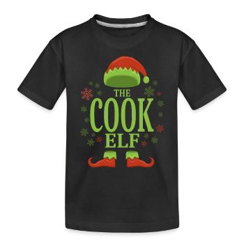 Koch Christmas Elf - Kids' Premium Organic T-Shirt - black - Front