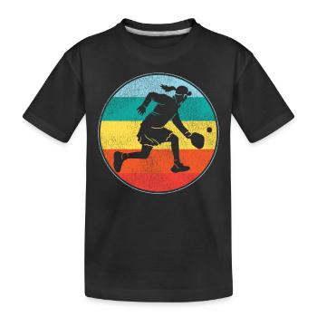 Pickleball Retro Vintage - T-shirt bio Premium Enfant - noir - Devant