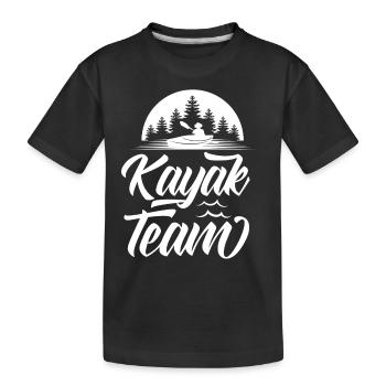 Équipe Kayak Kayak Kayak Kayakistes - T-shirt bio Premium Enfant - noir - Devant